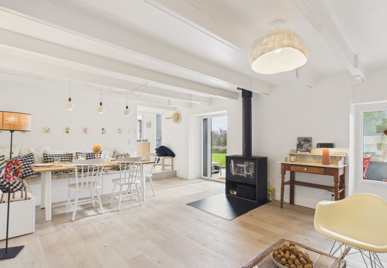 Maison à Plouguerneau - Plage à 300 m, maison pour 7, jardin et véranda