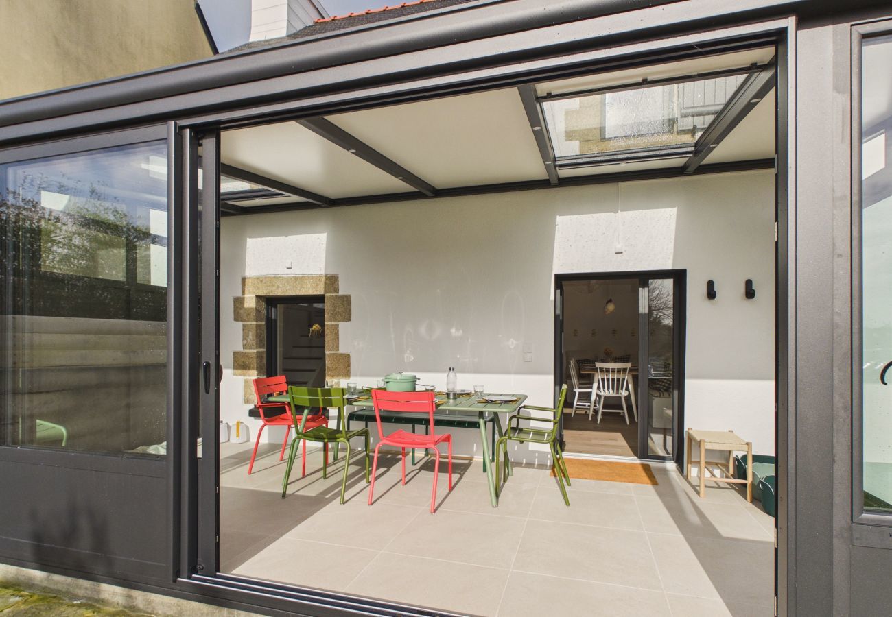 Maison à Plouguerneau - Plage à 300 m, maison pour 7, jardin et véranda