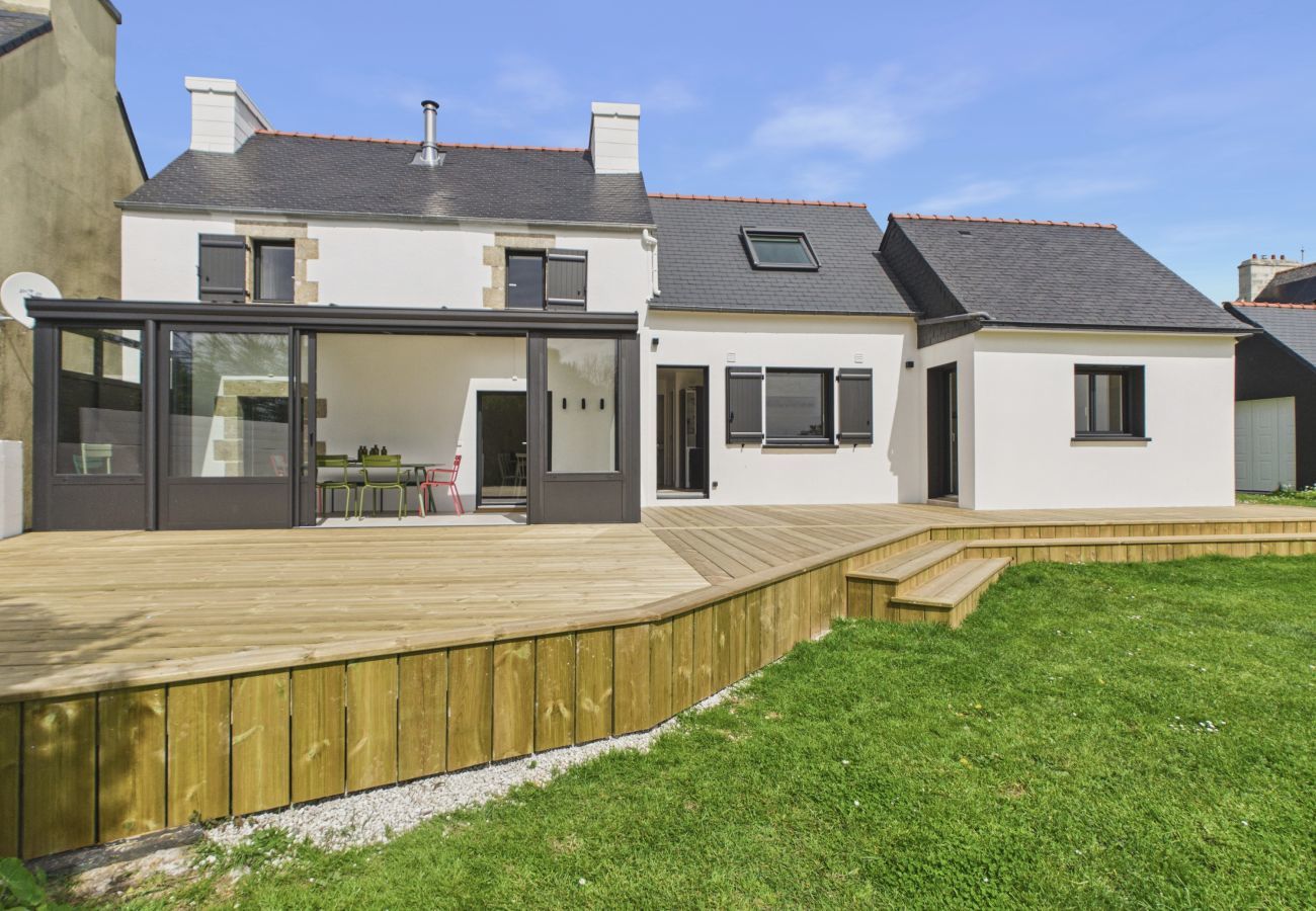 Maison à Plouguerneau - Plage à 300 m, maison pour 7, jardin et véranda
