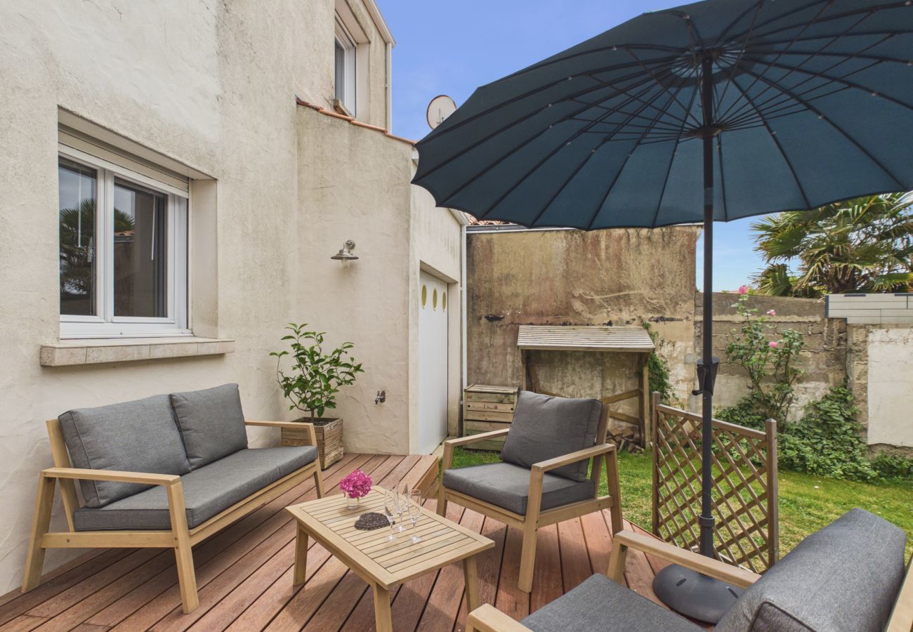 Maison à Saint-Gilles-Croix-de-Vie - Maison pour 8 avec jardin, centre St-Gilles