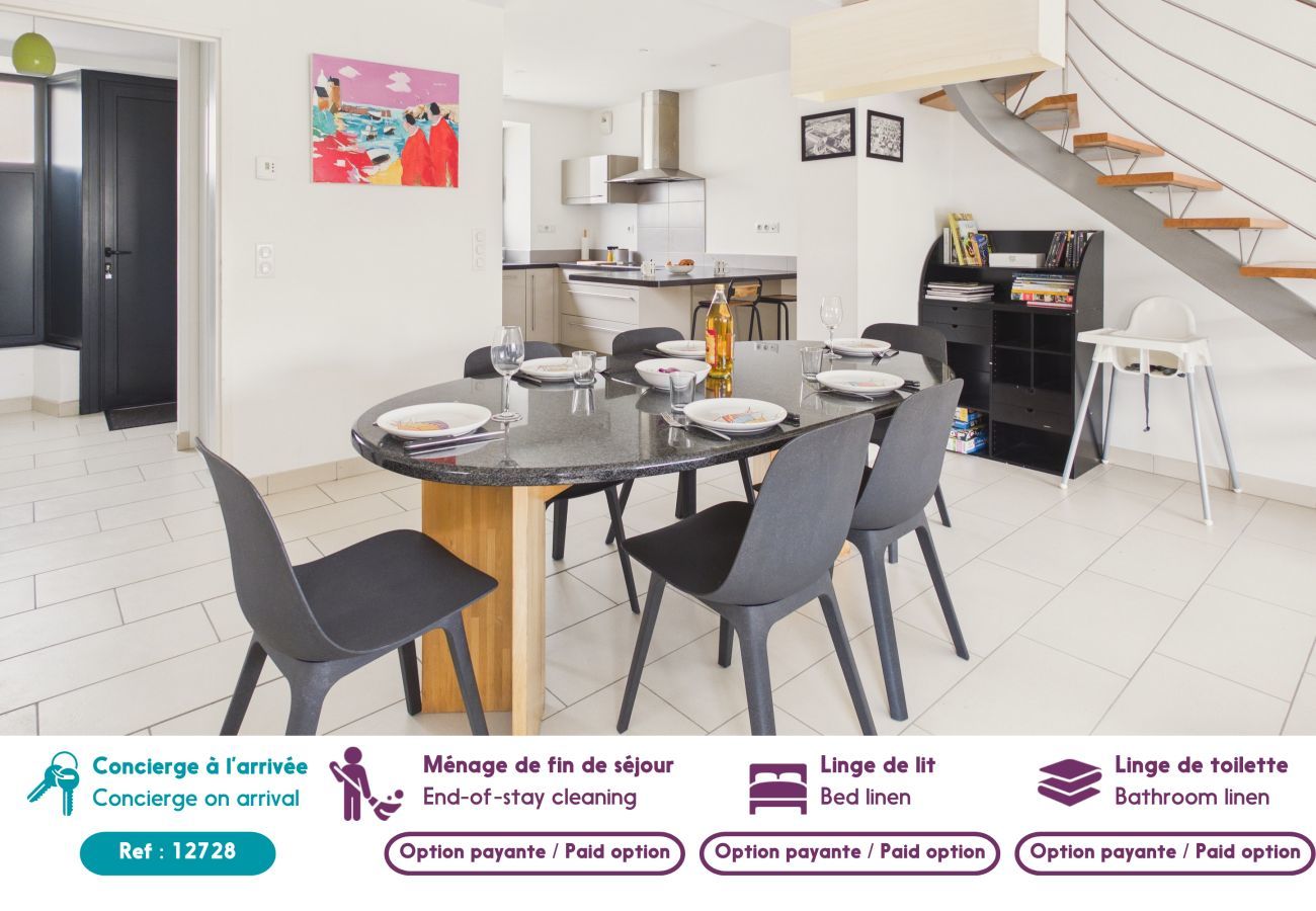 Maison à Fouesnant - Jolie maison pour 6 avec jardin en plein centre 