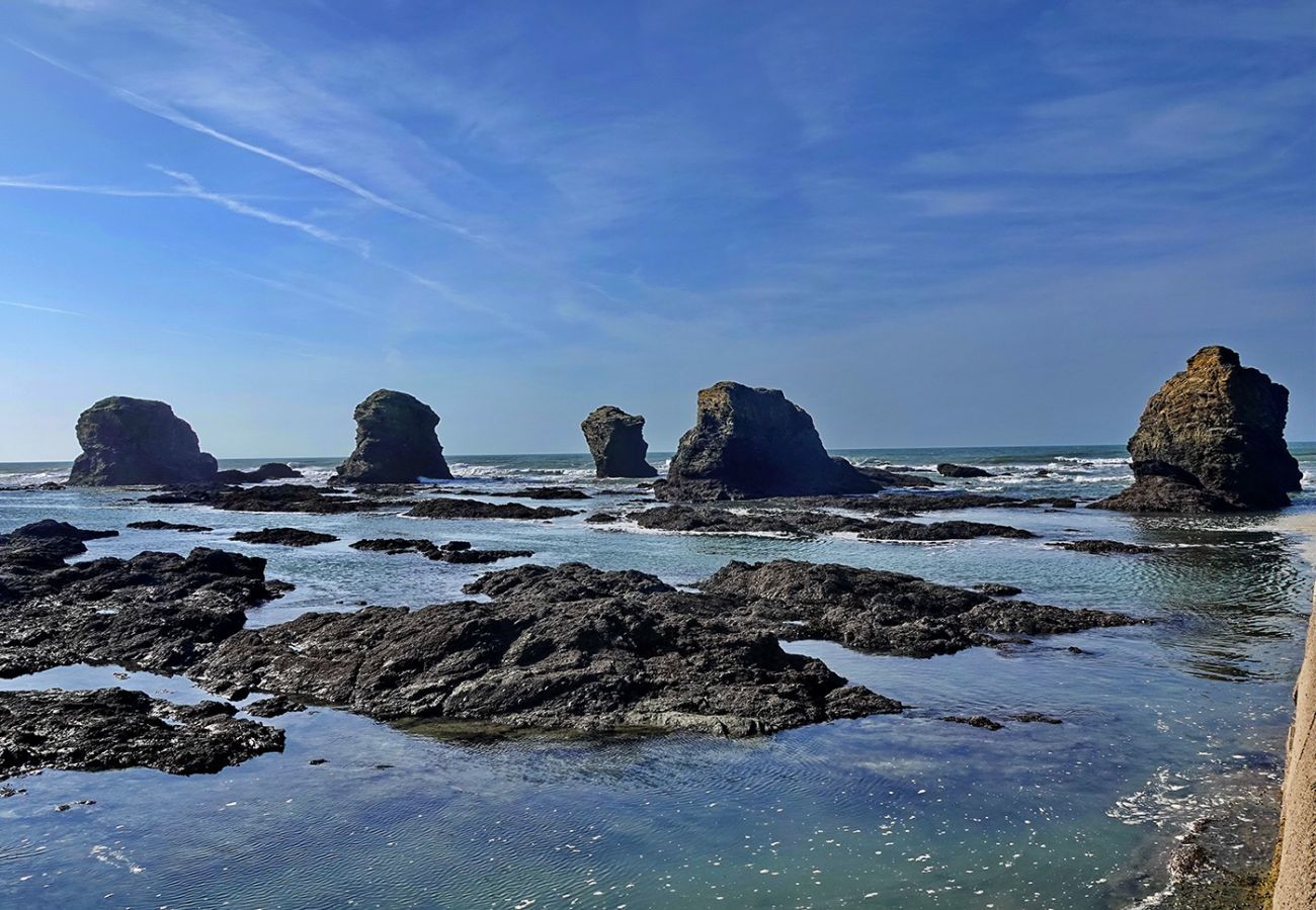 Appartement à Saint-Hilaire-de-Riez - Vue mer, plage à 300 m, appartement pour 5