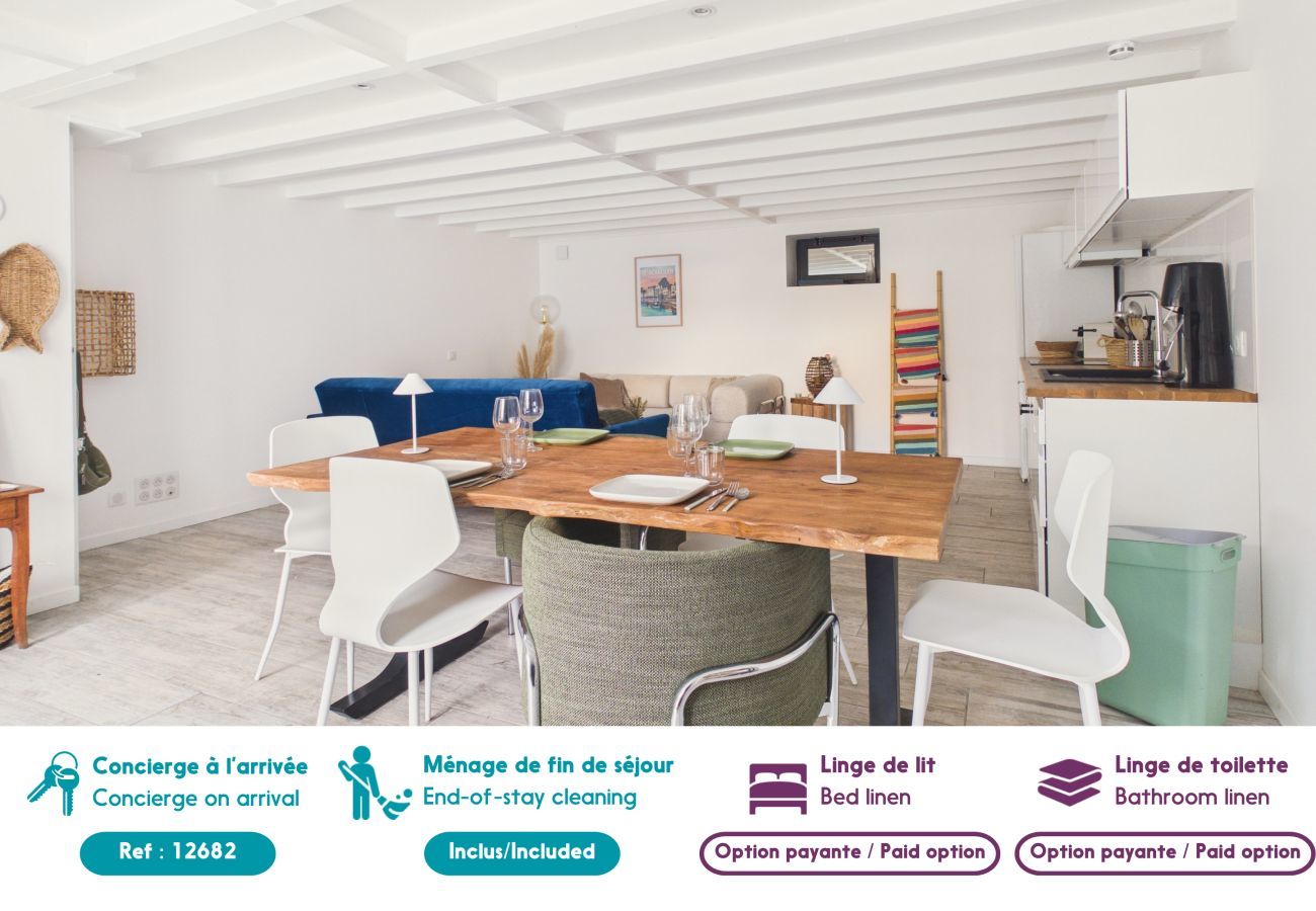 Appartement à Le Pouliguen - Charmant appartement pour 4 avec terrasse 