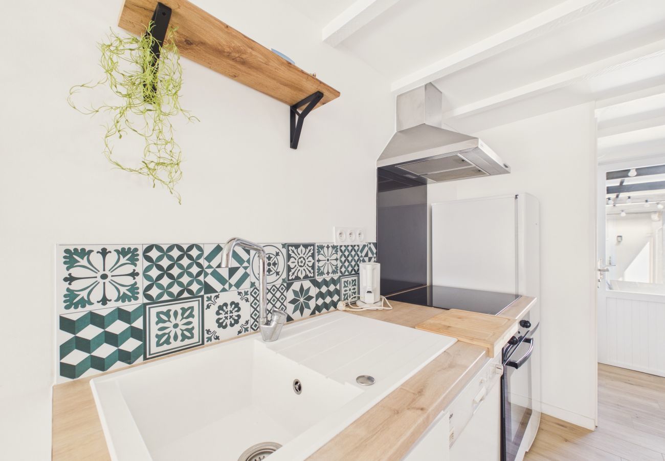 Maison mitoyenne à Bretignolles-sur-Mer - Plage à 500 m, maison pour 4 avec jardin