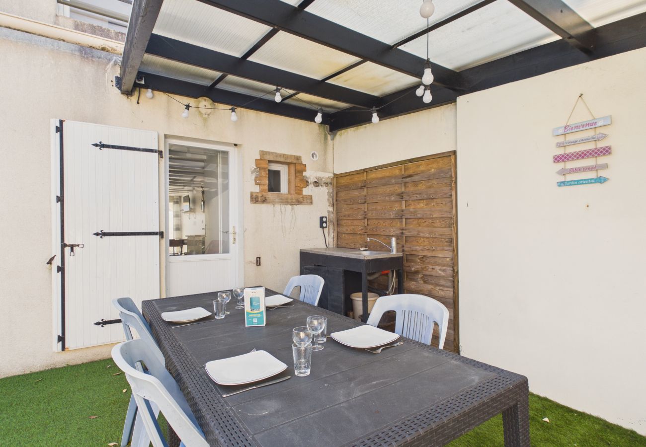 Maison mitoyenne à Bretignolles-sur-Mer - Plage à 500 m, maison pour 4 avec jardin