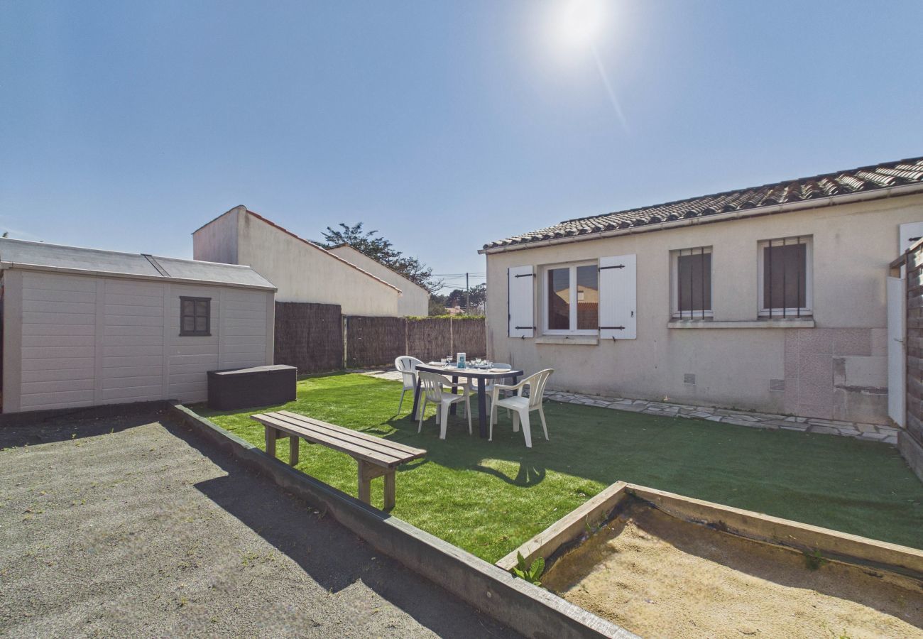Maison mitoyenne à Bretignolles-sur-Mer - Jardin et véranda, plage à 500 m, maison pour 4
