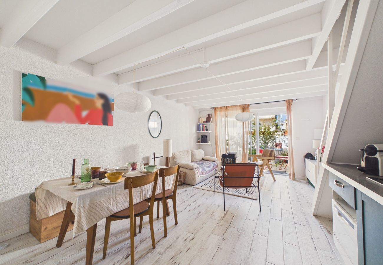 Maison mitoyenne à Pornic - Maison proche gare, plage et port de Pornic pour 4