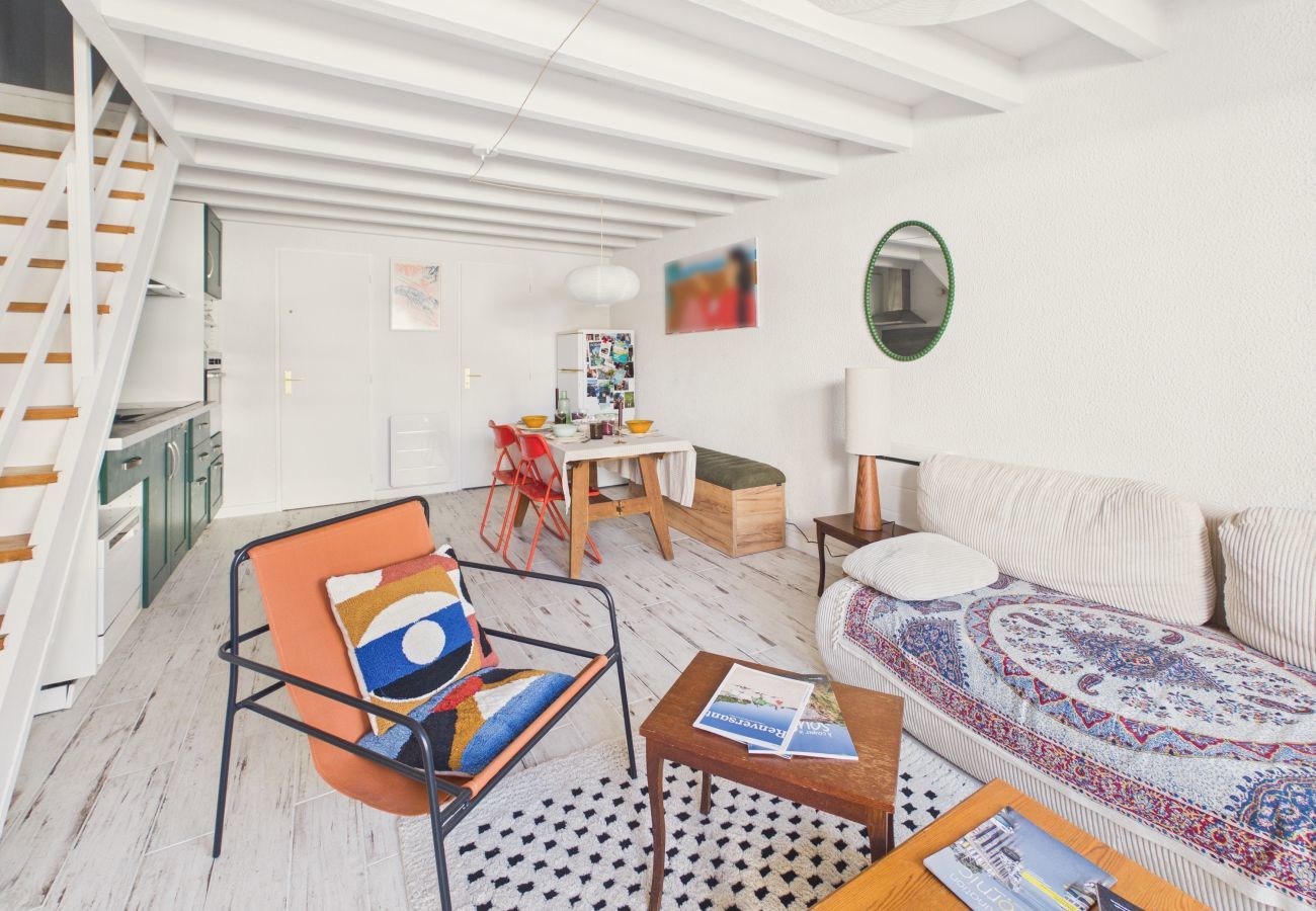 Maison mitoyenne à Pornic - Maison proche gare, plage et port de Pornic pour 4