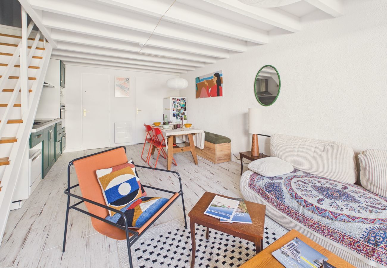 Maison mitoyenne à Pornic - Maison proche gare, plage et port de Pornic pour 4