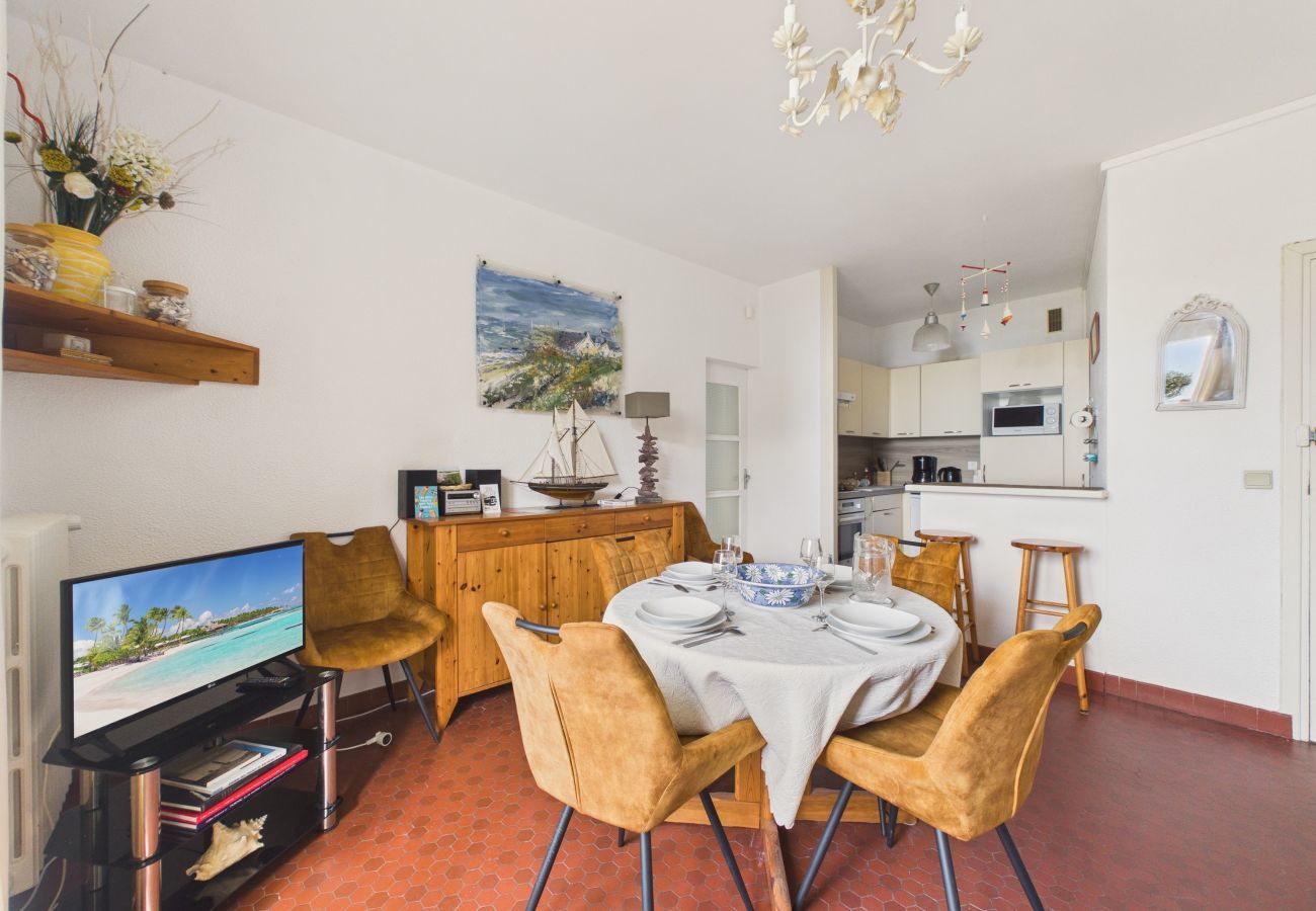 Appartement à Pornic - Appart. 4 pers. face mer + terrasse + animaux