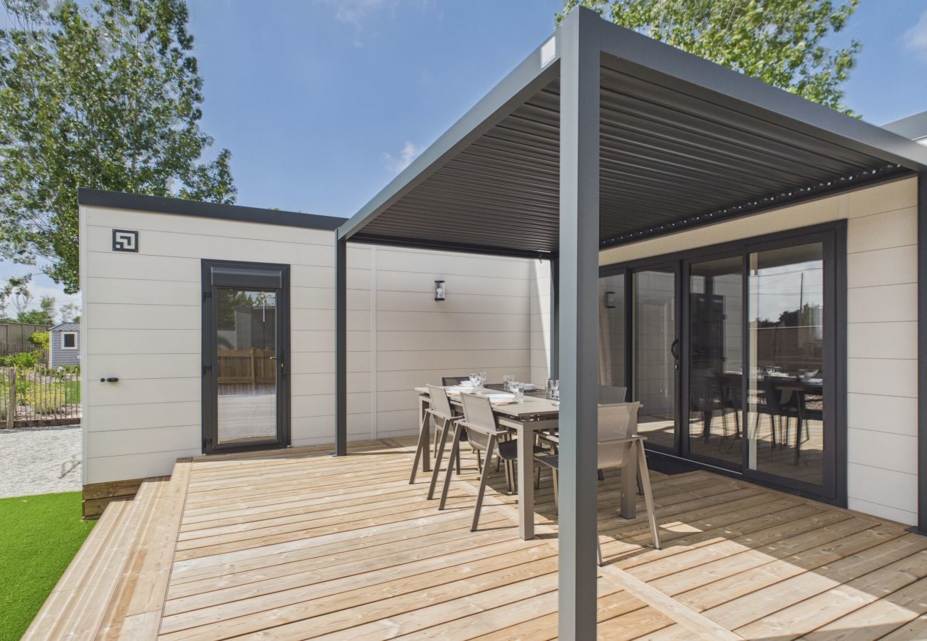 Chalet à Saint-Gilles-Croix-de-Vie - Piscine chauffée commune, séjour pour 6