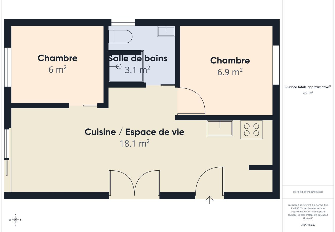 Maison à Loctudy - Logement lumineux proche de la mer