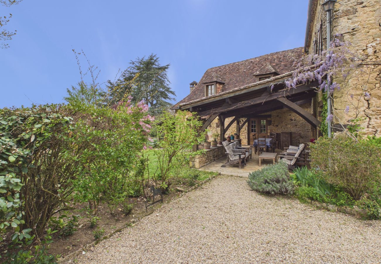 Maison à Urval - Charmante maison avec piscine pour 8 personnes