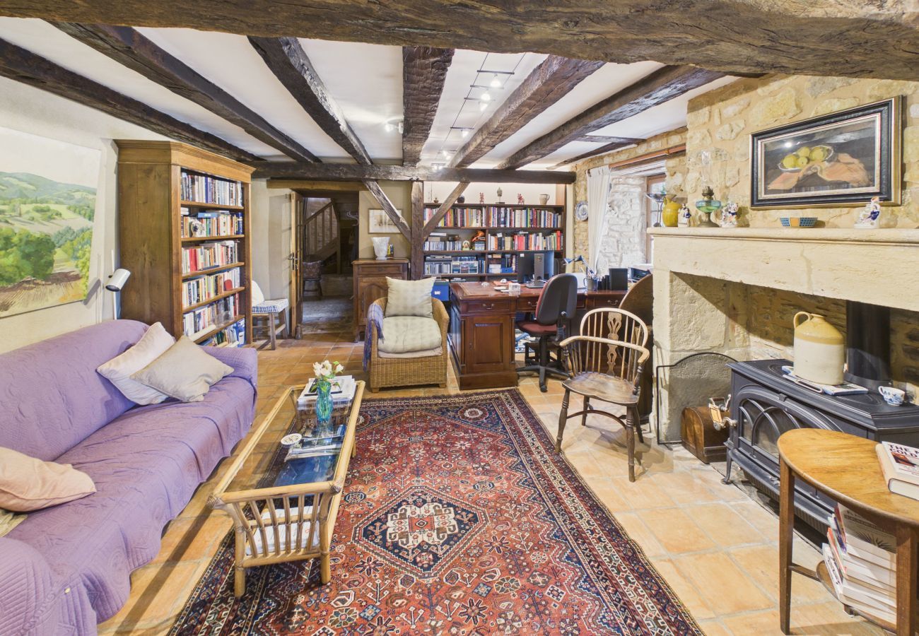 Maison à Urval - Charmante maison avec piscine pour 8 personnes