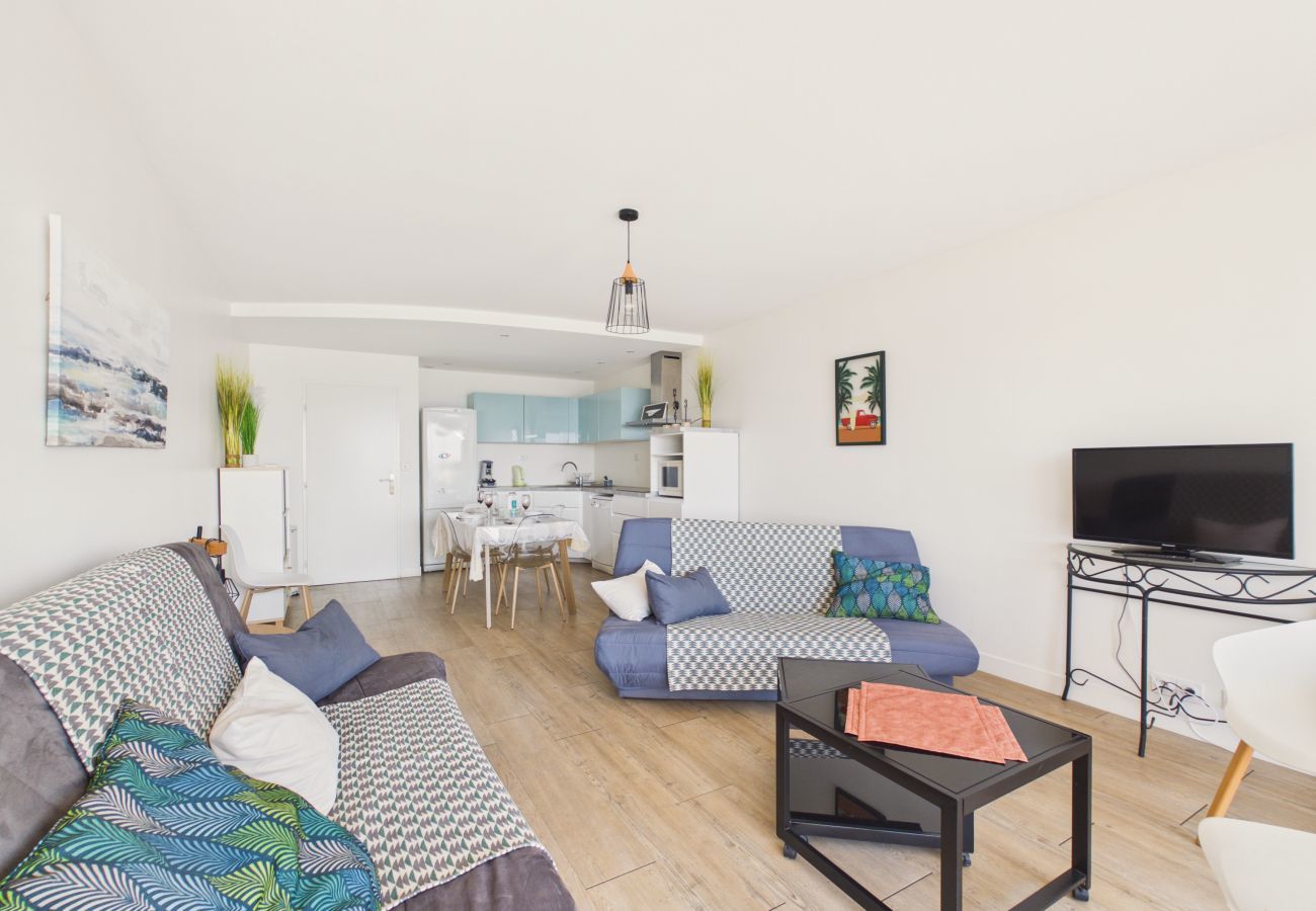 Appartement à Saint-Hilaire-de-Riez - Superbe vue mer avec terrasse, 2 adultes 2 enfants