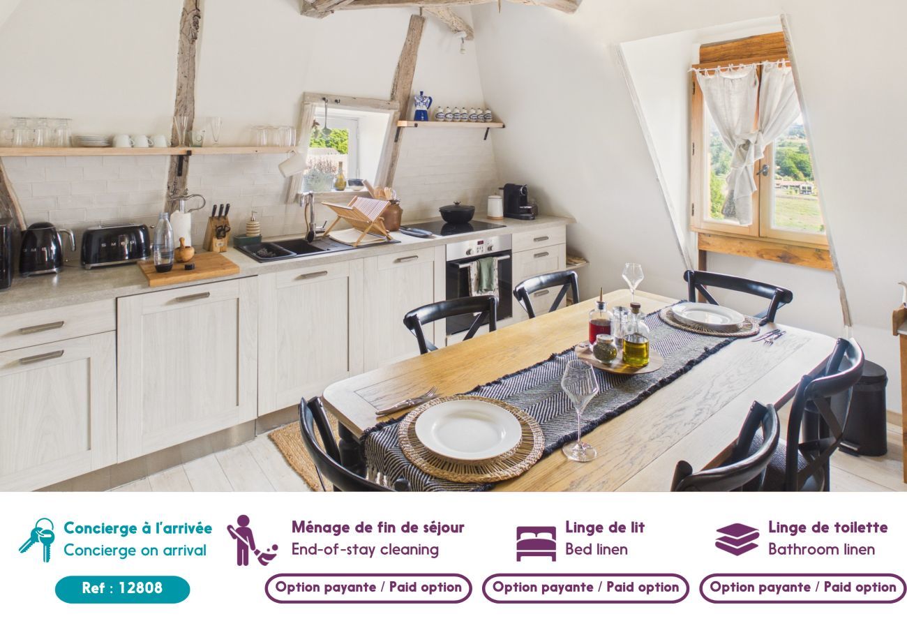 Maison à Domme - Authentique maison familiale proche bourg - 6 pers