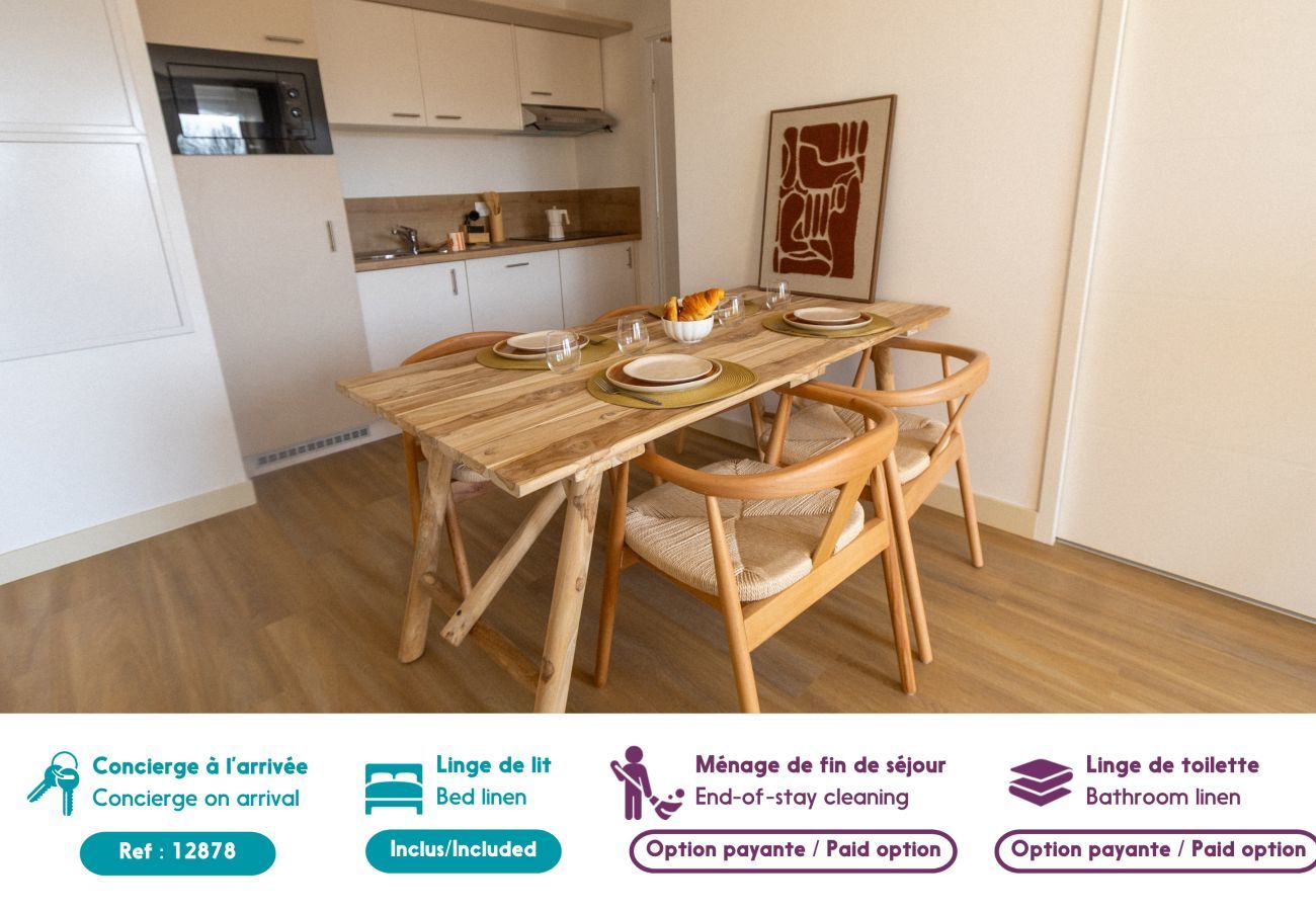 Appartement à Biscarrosse - Le Snap - appartement pour 6 -piscine commune