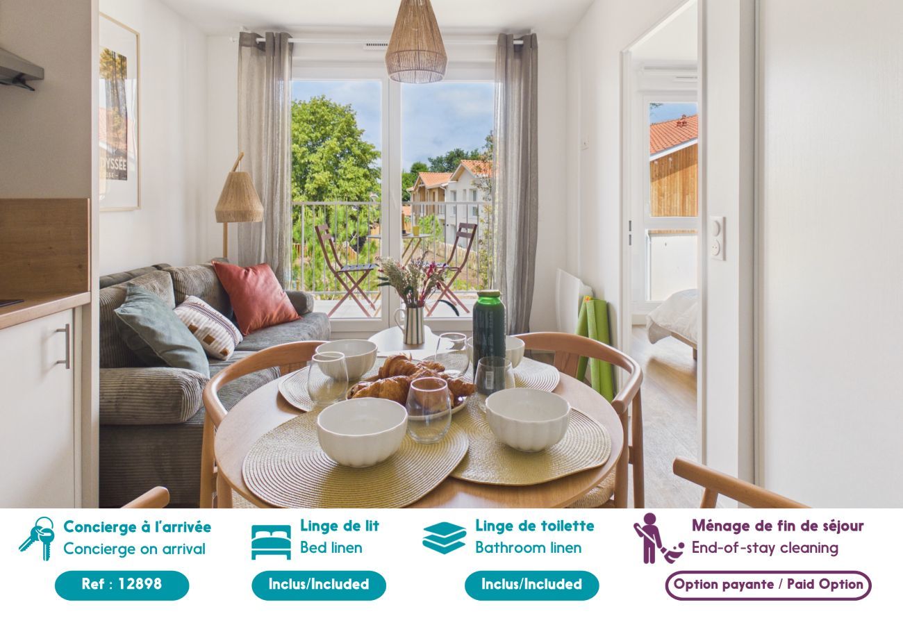 Appartement à Biscarrosse - L'Ondée - appartement pour 4 - piscine commune