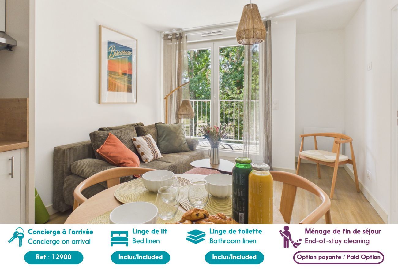 Appartement à Biscarrosse - Le Ressac - appartement pour 4 - piscine commune