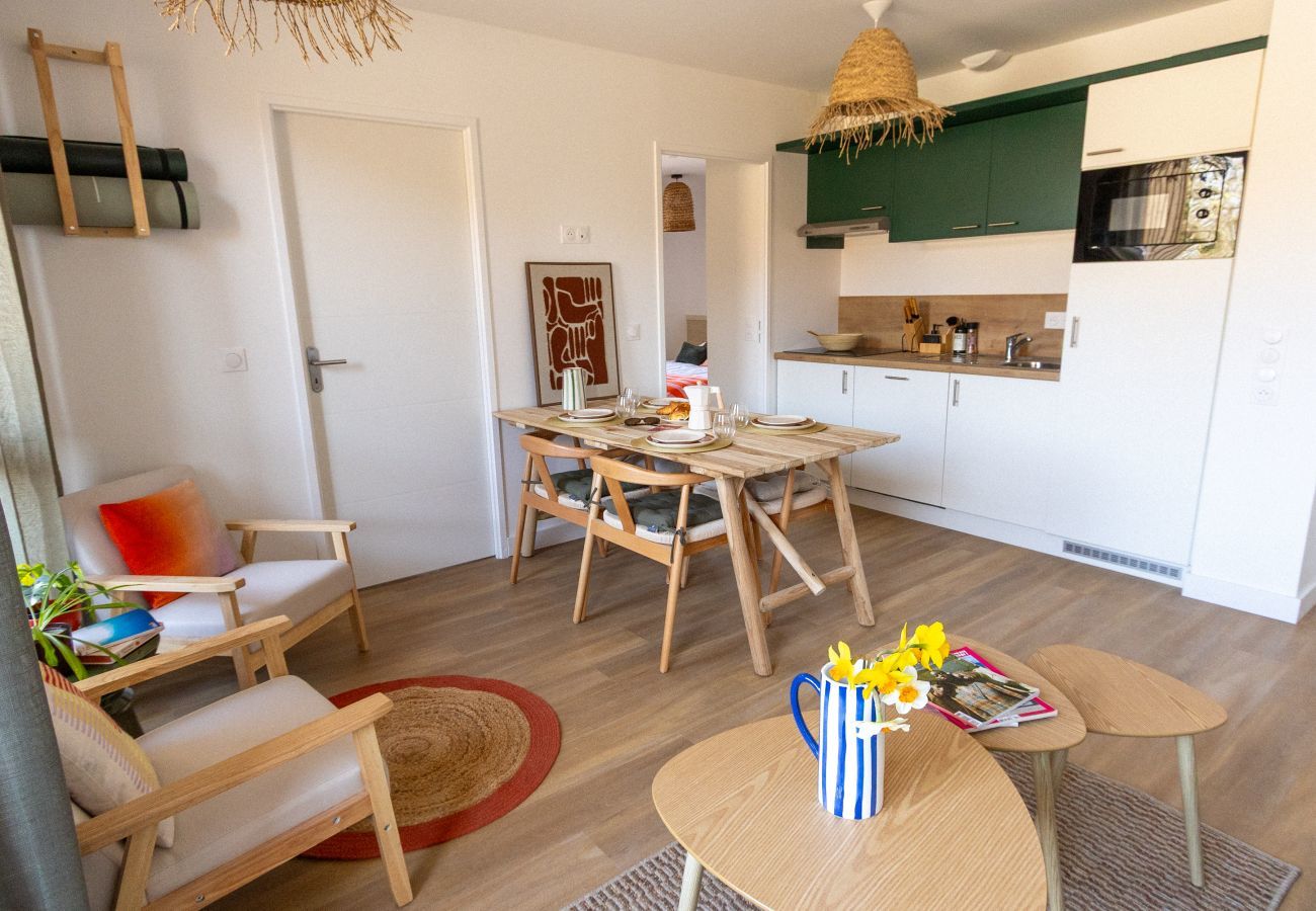 Appartement à Biscarrosse - Peak&Point- appartement pour 6- piscine commune