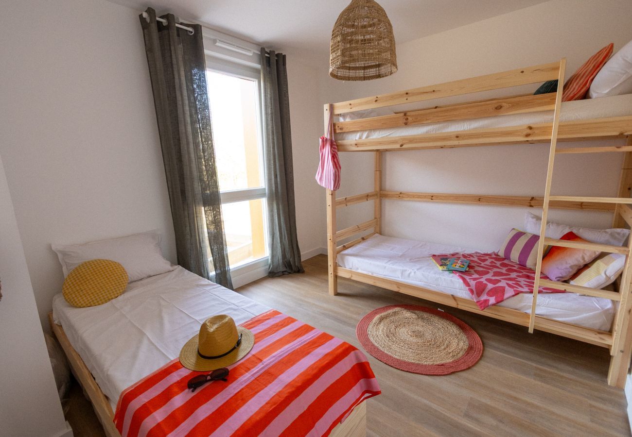 Appartement à Biscarrosse - Peak&Point- appartement pour 6- piscine commune