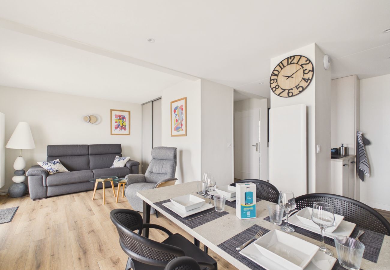 Appartement à Saint-Hilaire-de-Riez - Balcon vue mer & accès plage direct - 4 pers