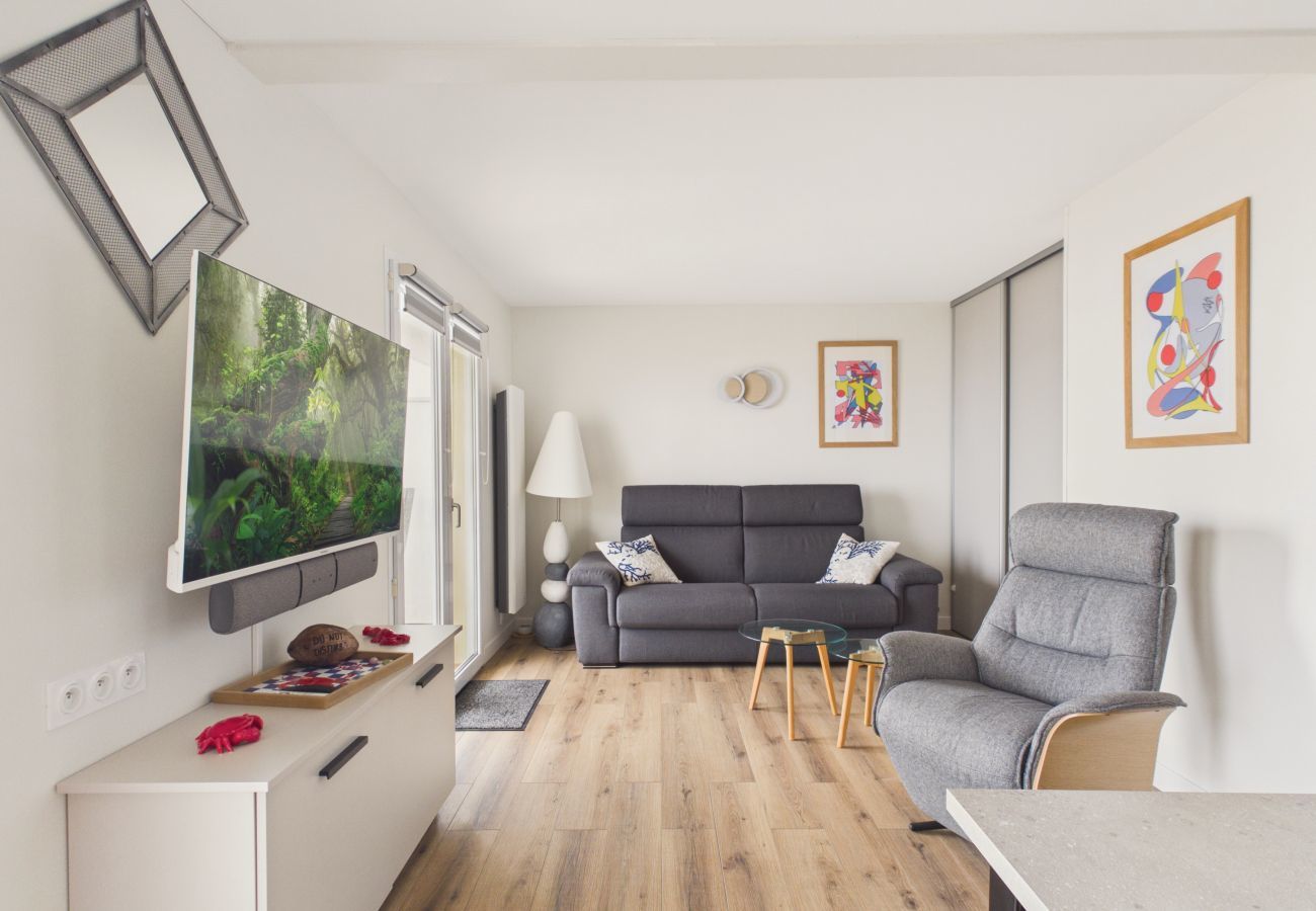 Appartement à Saint-Hilaire-de-Riez - Balcon vue mer & accès plage direct - 4 pers
