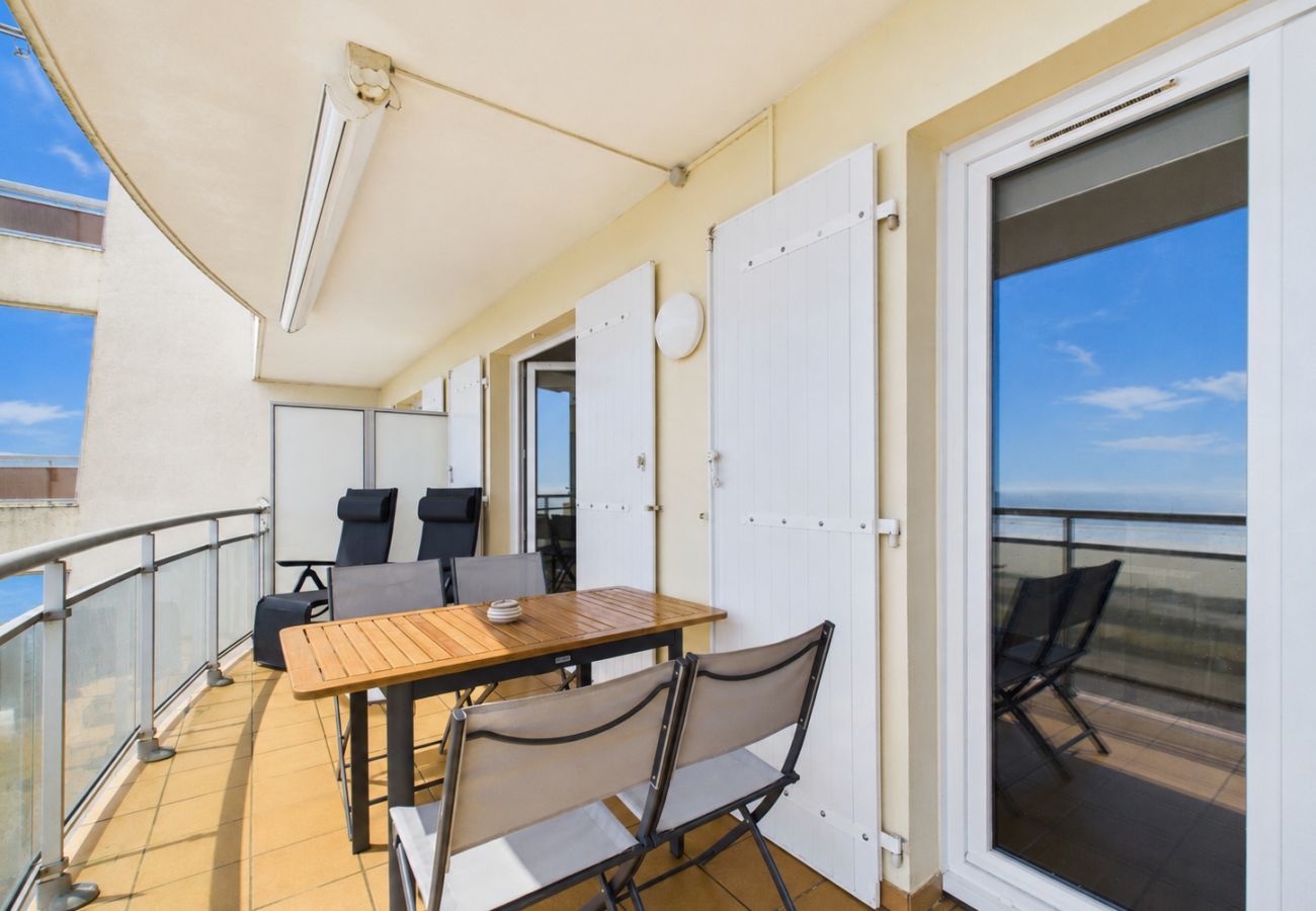 Appartement à Saint-Hilaire-de-Riez - Balcon vue mer & accès plage direct - 4 pers
