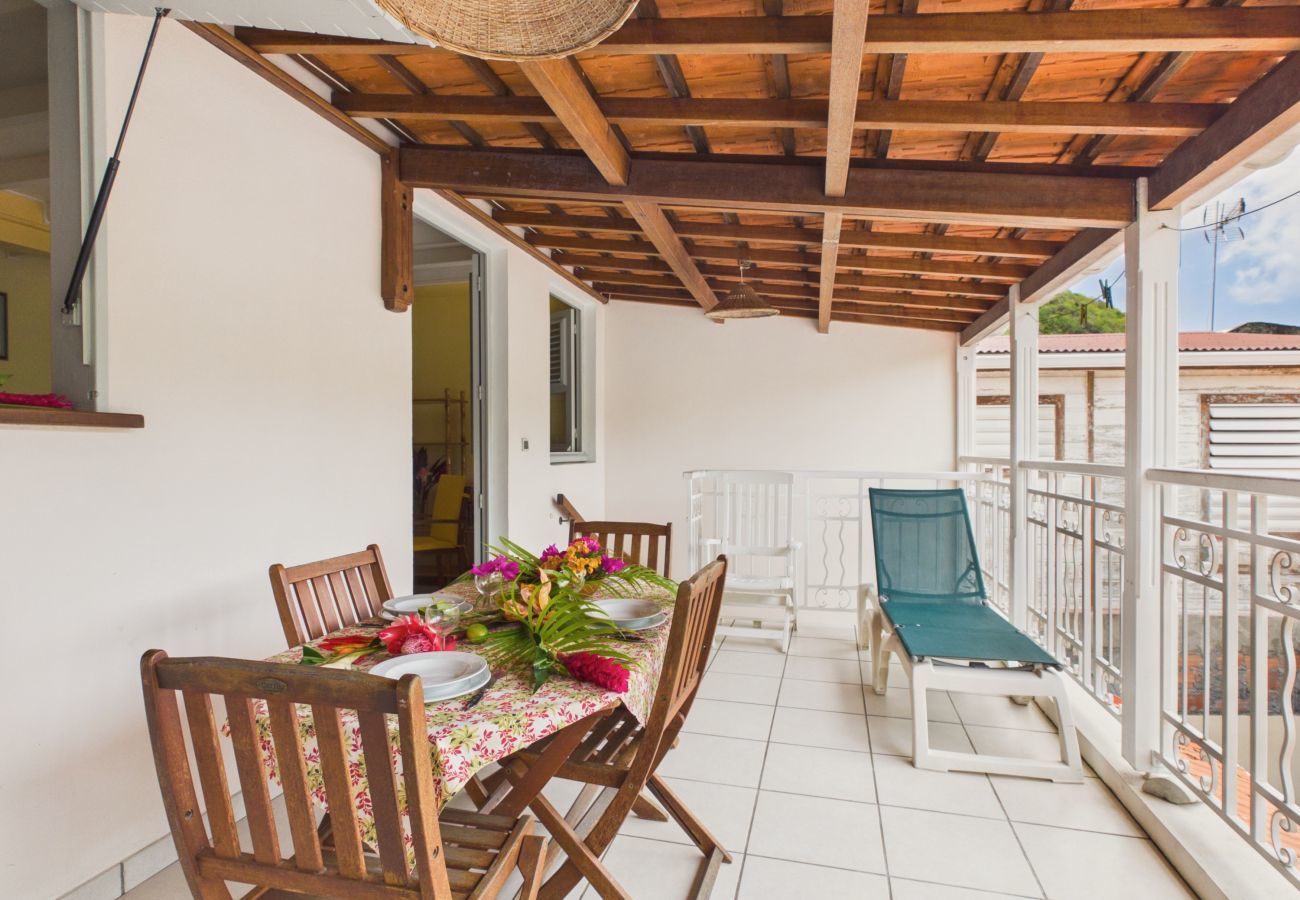 Appartement à Les Anses-d´Arlet - A 100 m de la mer - Appartement terrasse - 5 pers