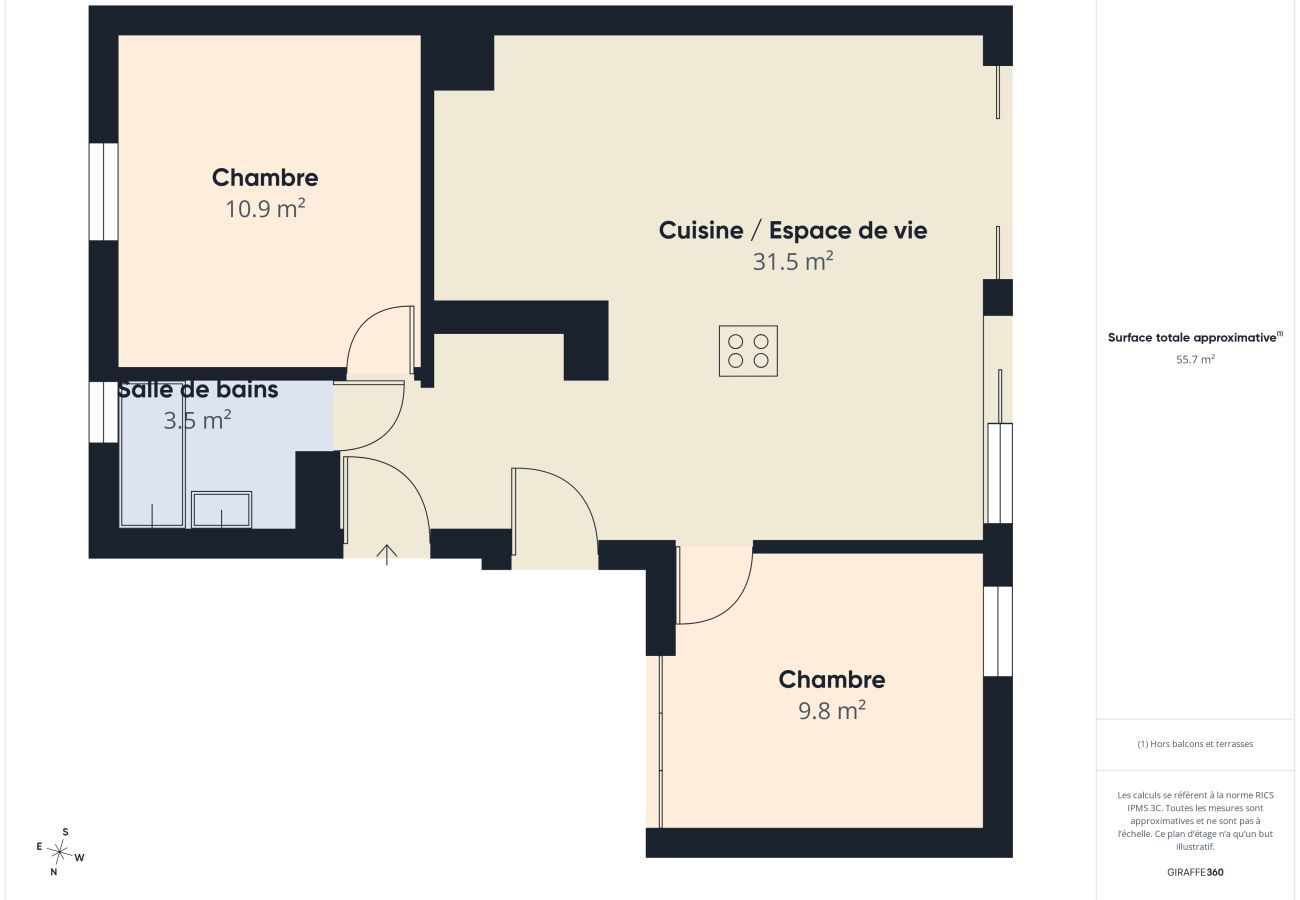 Appartement à Fouesnant - 400 m de la plage - Appartement pour 4 - plancha