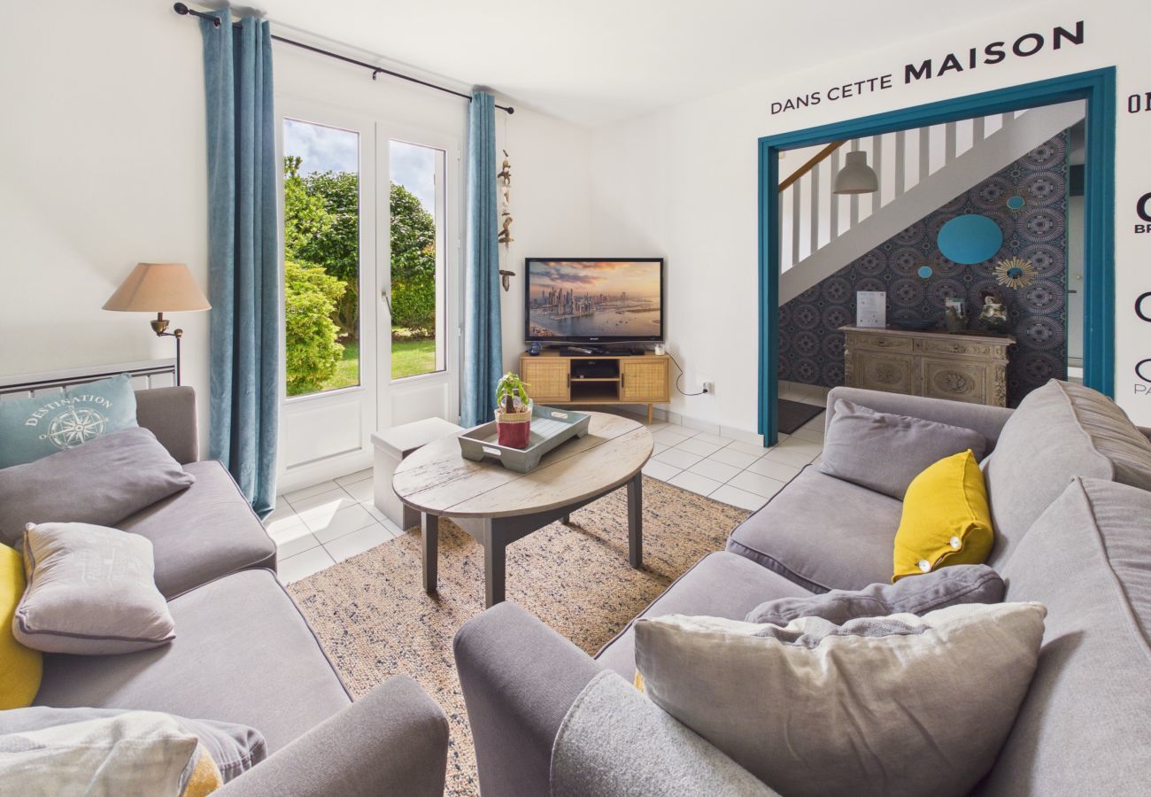 Maison à Pleuven - Maison avec grand jardin et bbq - Ideal 8 adt 2enf