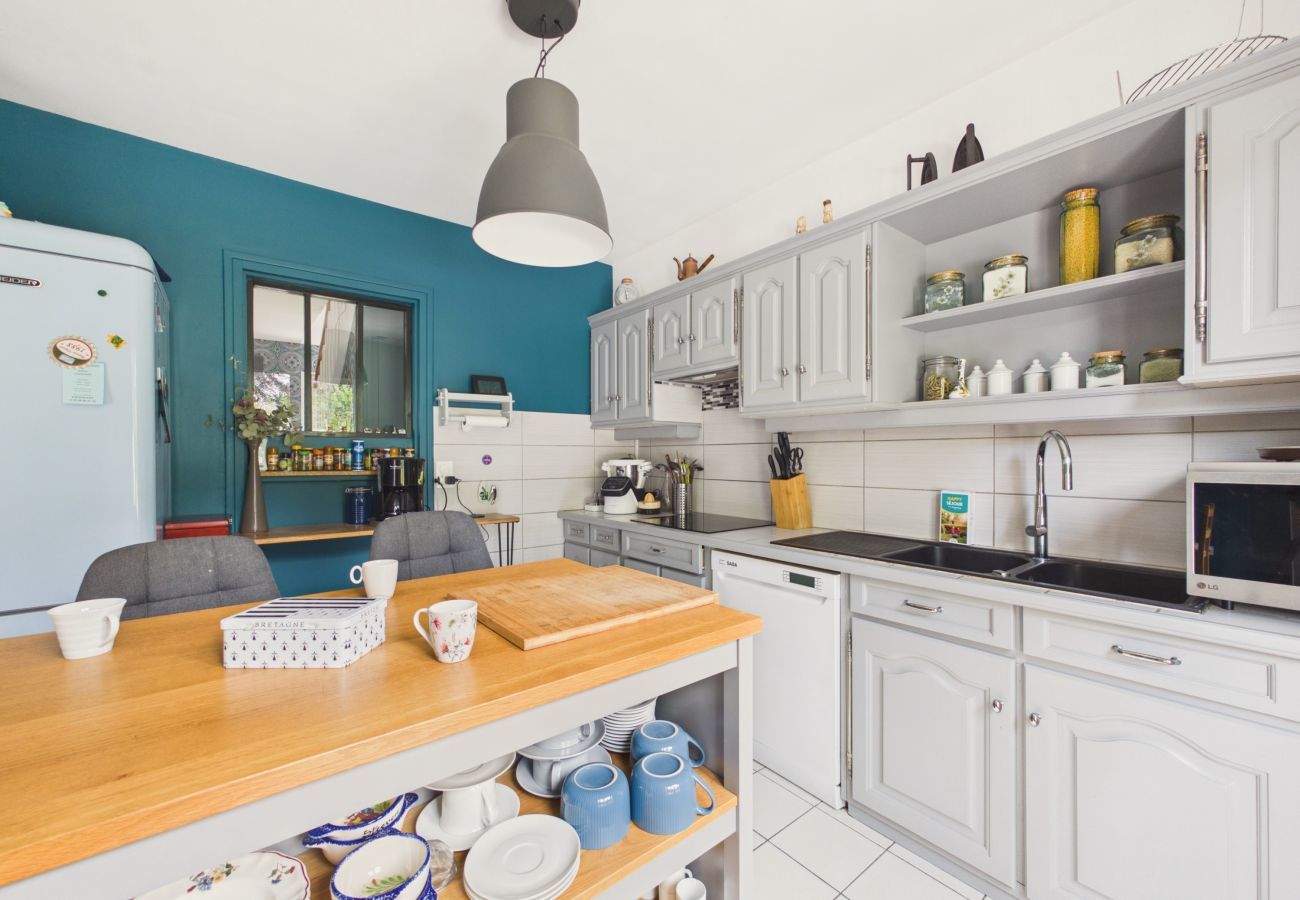 Maison à Pleuven - Maison avec grand jardin et bbq - Ideal 8 adt 2enf