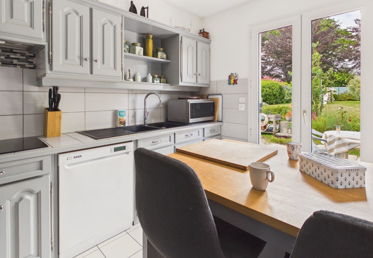 Maison à Pleuven - Maison avec grand jardin et bbq - Ideal 8 adt 2enf