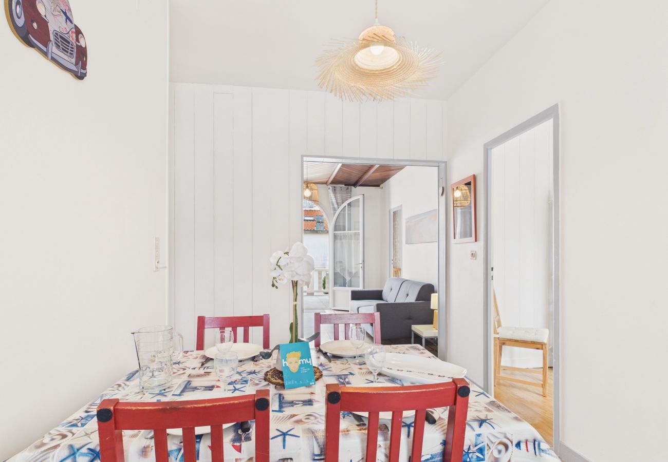 Appartement à Longeville-sur-Mer - Plage à 100m, appartement avec terrasse pour 4