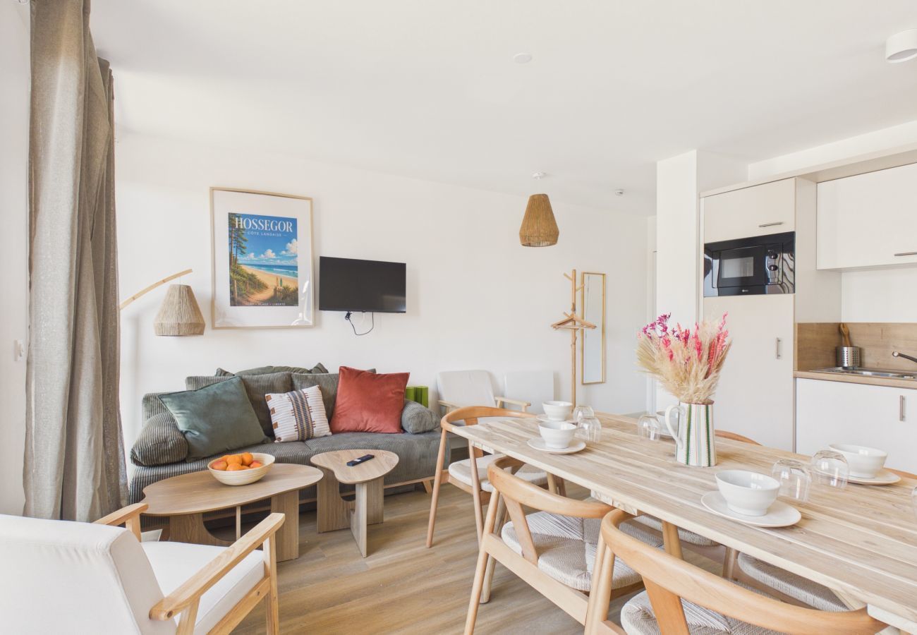 Appartement à Biscarrosse - L’Embrun - appart pour 6 - piscine commune 