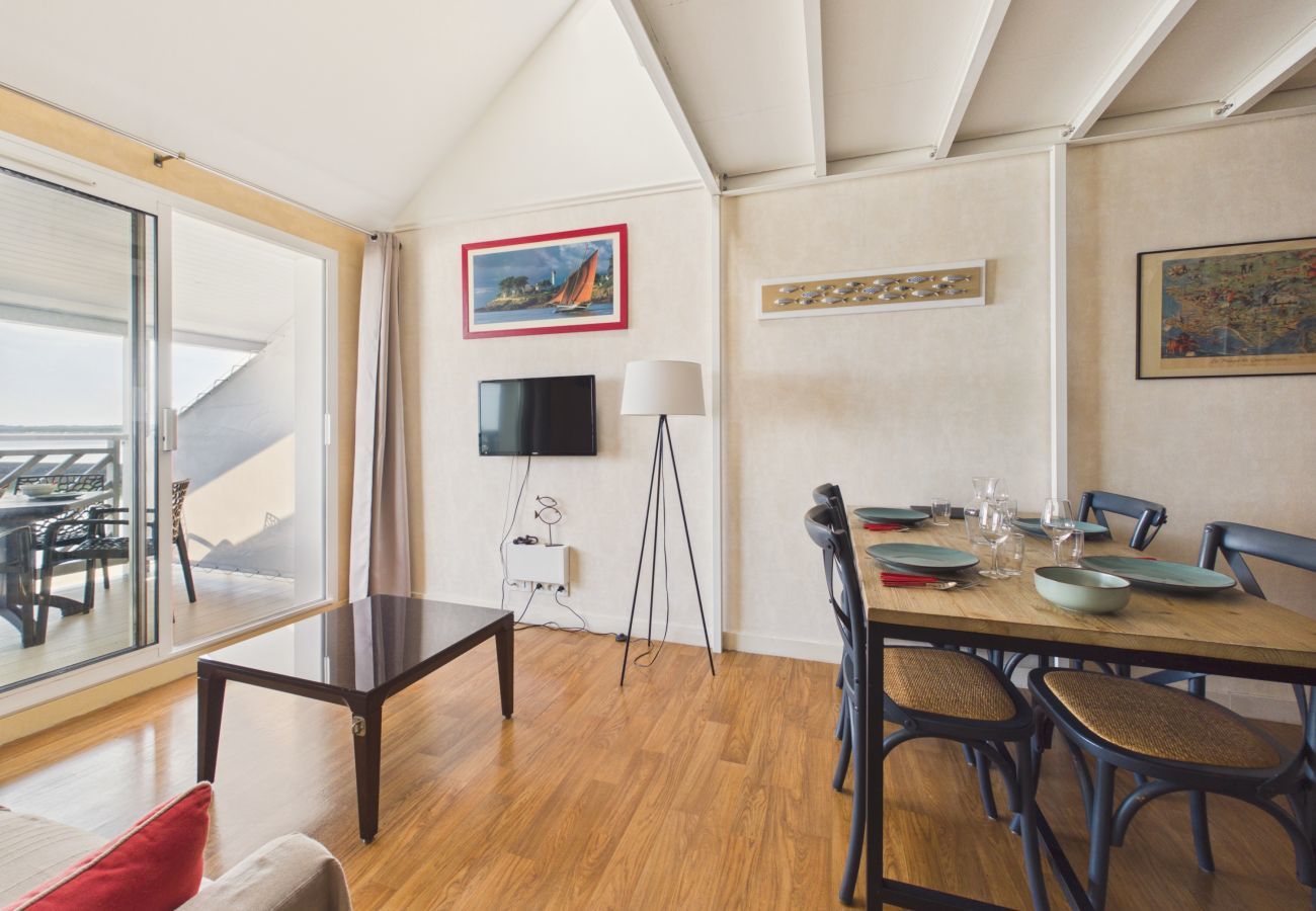 Appartement à Le Croisic - Balcon vue mer & piscine - appartement pour 2