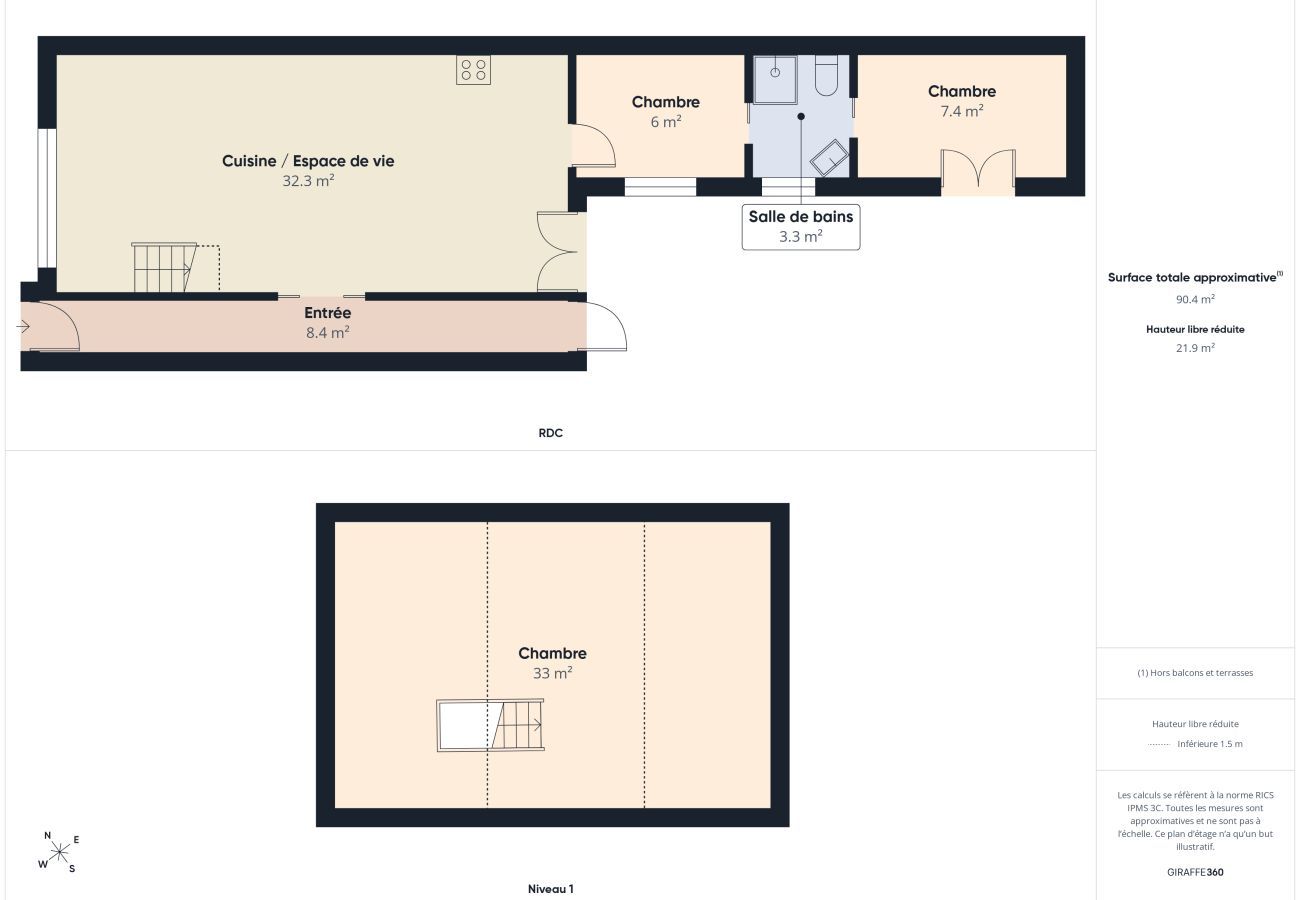 Maison à Les Sables-d´Olonne - 350 m de la Grande Plage - Maison 4 adt/2 enf