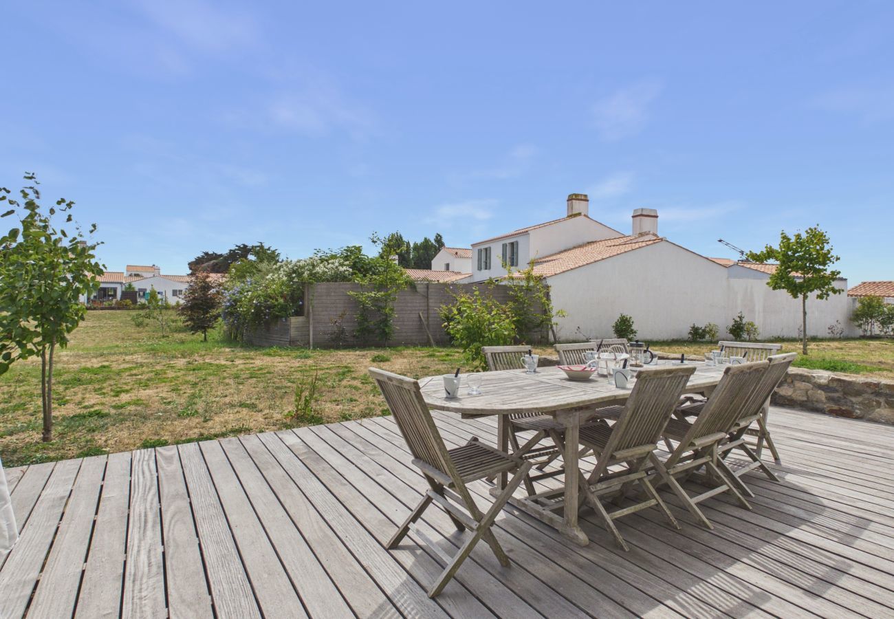 Maison à Noirmoutier-en-l´Ile - Maison 8 pers avec jardin à 200 m de la plage