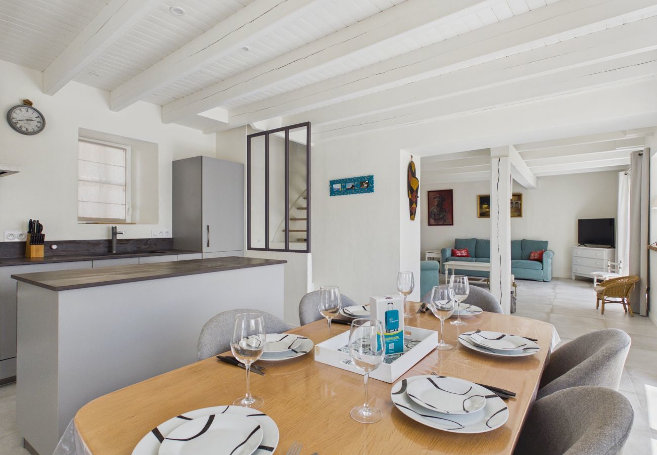 Maison à Noirmoutier-en-l´Ile - Maison 8 pers avec jardin à 200 m de la plage