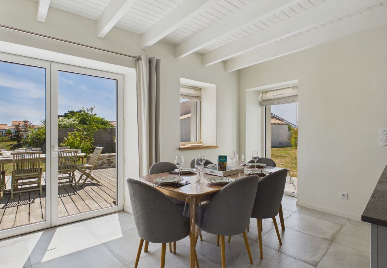 Maison à Noirmoutier-en-l´Ile - Maison 8 pers avec jardin à 200 m de la plage