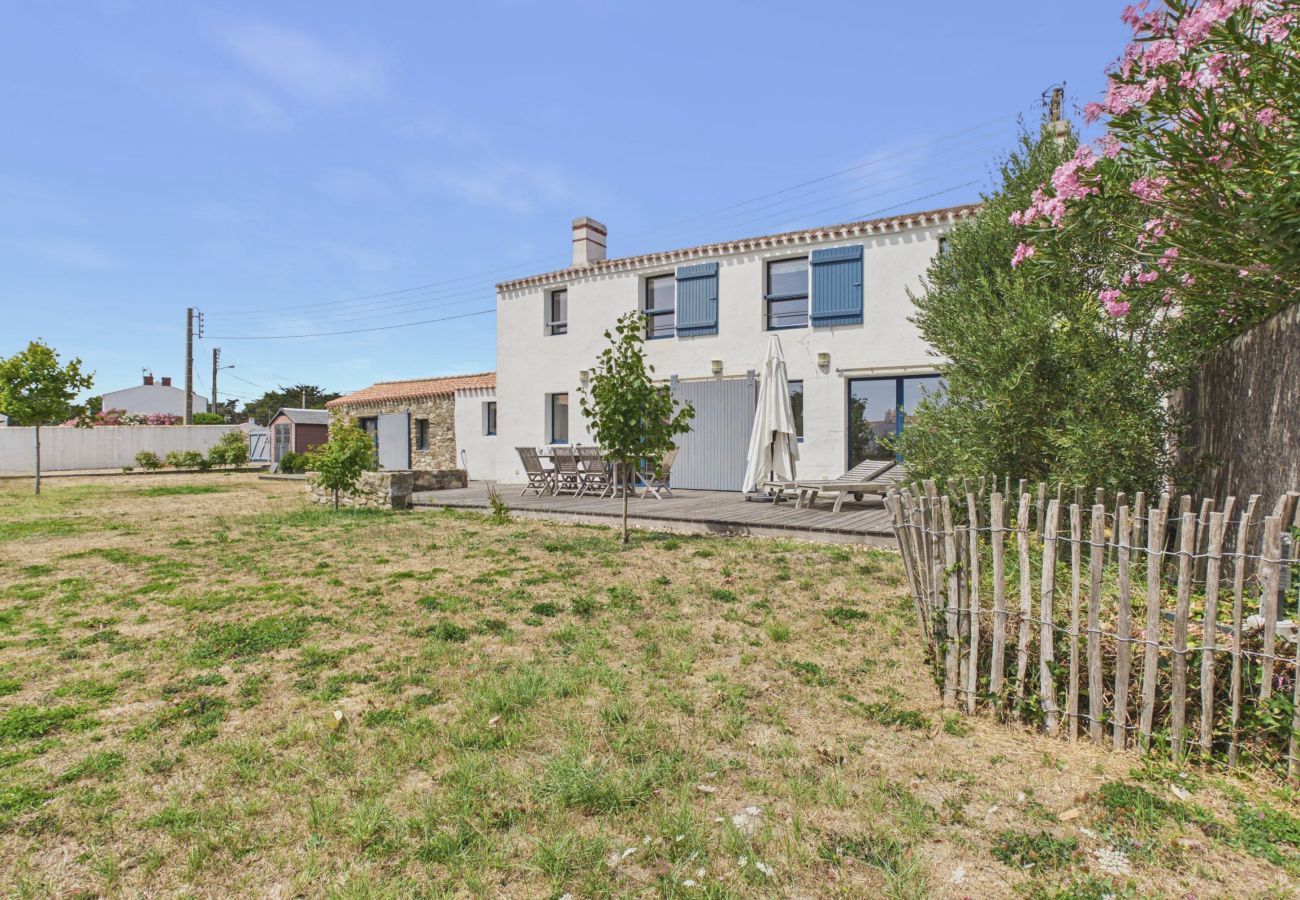 Maison à Noirmoutier-en-l´Ile - Maison 8 pers avec jardin à 200 m de la plage