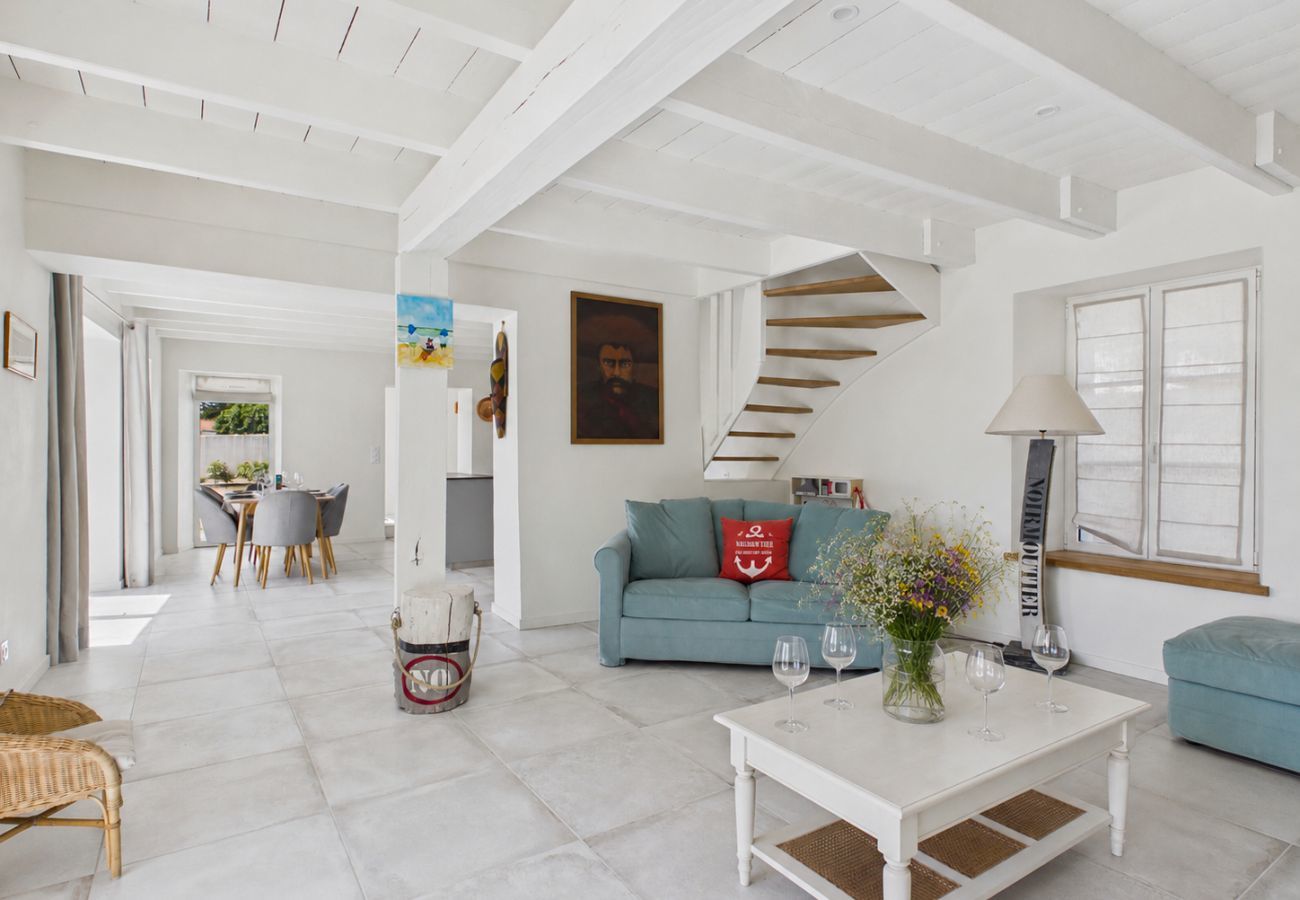 Maison à Noirmoutier-en-l´Ile - Maison 8 pers avec jardin à 200 m de la plage