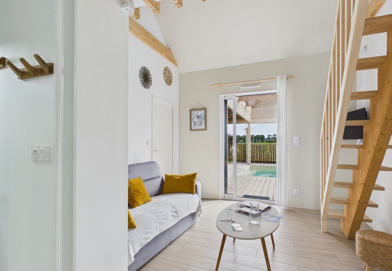 Studio à Saint-Alban - Studio 4 pers, piscine chauffée et jardin partagés
